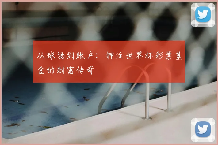 从球场到账户：押注世界杯彩票基金的财富传奇